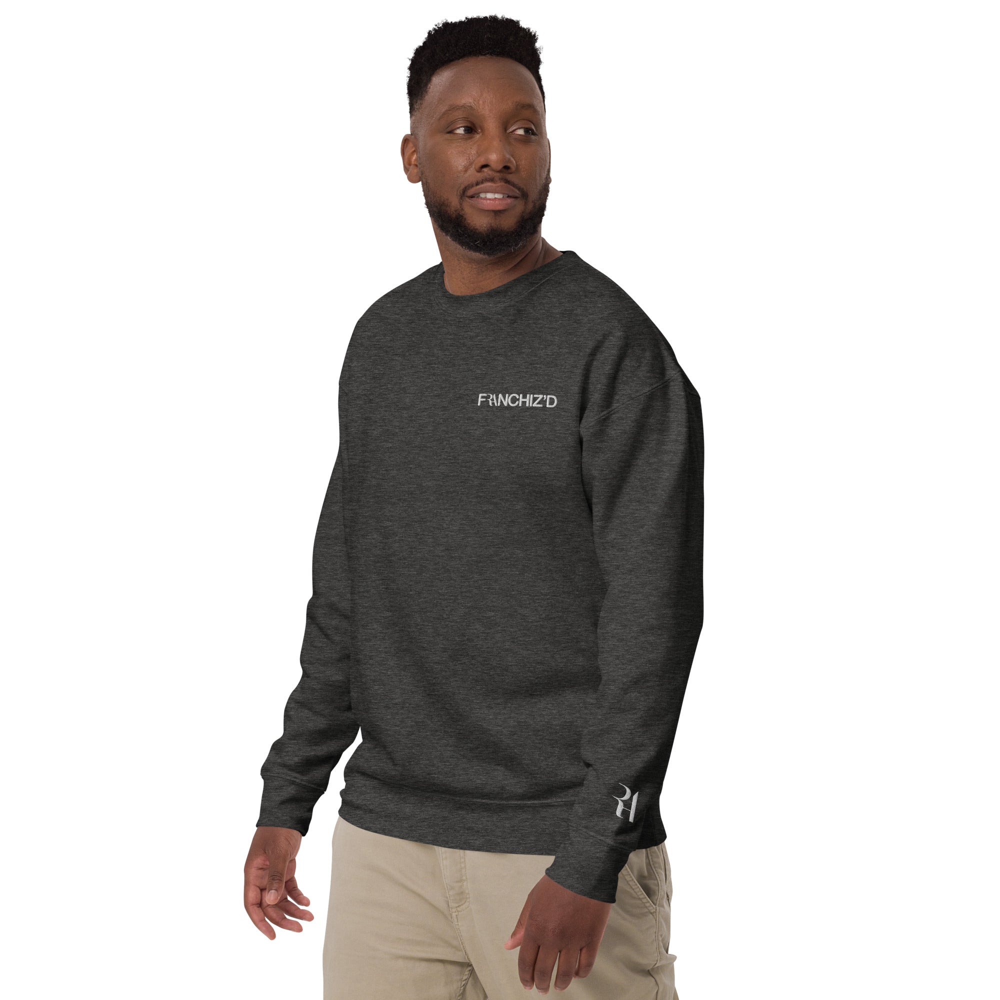 Franchiz'd Small Crest Unisex Premium Sweatshirt